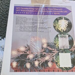 Apex Soft White Pinecone LED String Lights